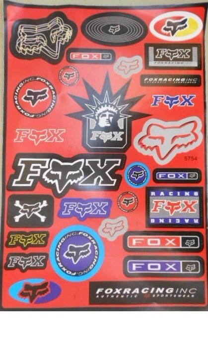 Stickers Fox rouge 